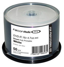 Falcon DVD-R Smart White